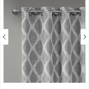 Kagen Printed Ikat Blackout Panel by SunSmart - 2 Panels